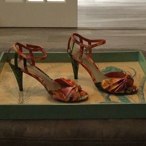 Fun heels worn only twice.